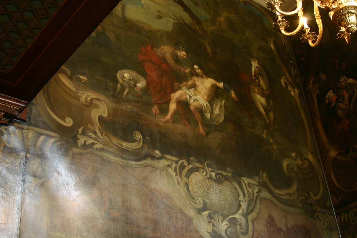 William Hogarth Staircase, St Bartholomew's Hospital, London - 04.JPG